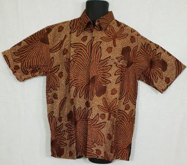 Shirt batik - rice pattern