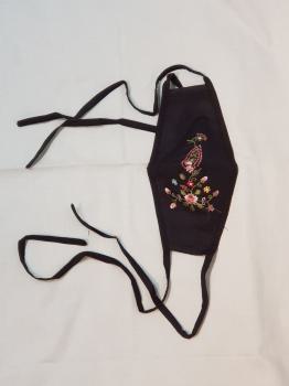 Nose and mouth Mask with embroidery 2