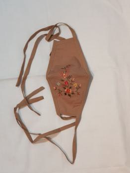 Nose and mouth Mask with embroidery 2