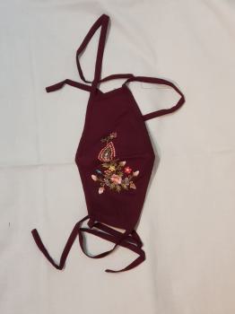 Nose and mouth Mask with embroidery 6