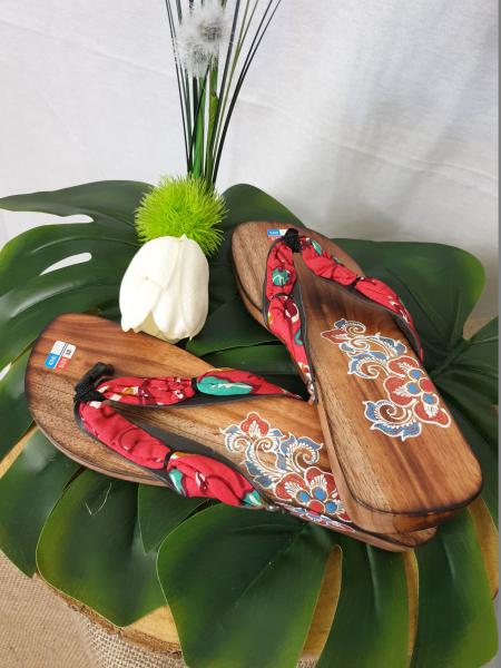 Batik Wooden Sandals