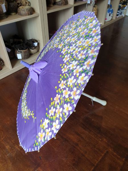 Purple Summer umbrella-satin