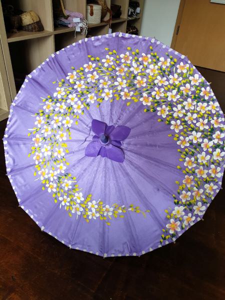 Purple Summer umbrella-satin