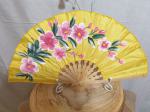 Hand Painted Satin Hand Fan 4